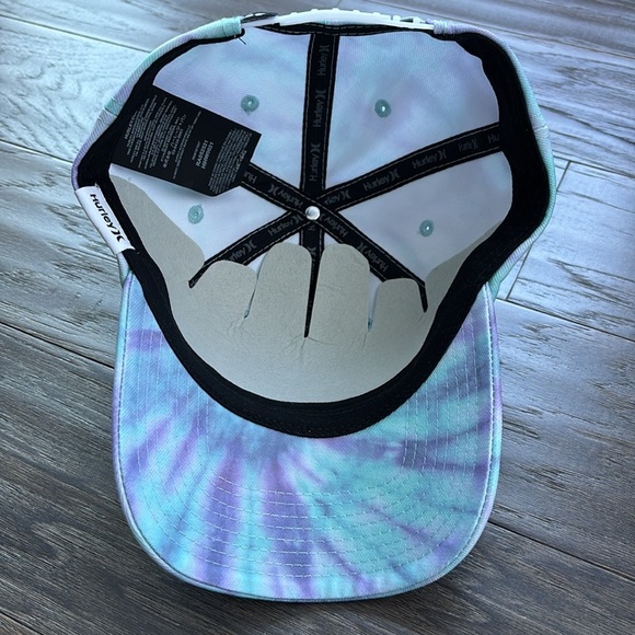 Hurley Pastel Tie dye,snap back hat, cap,sun protection, sporty, OSFM - Picture 6 of 7